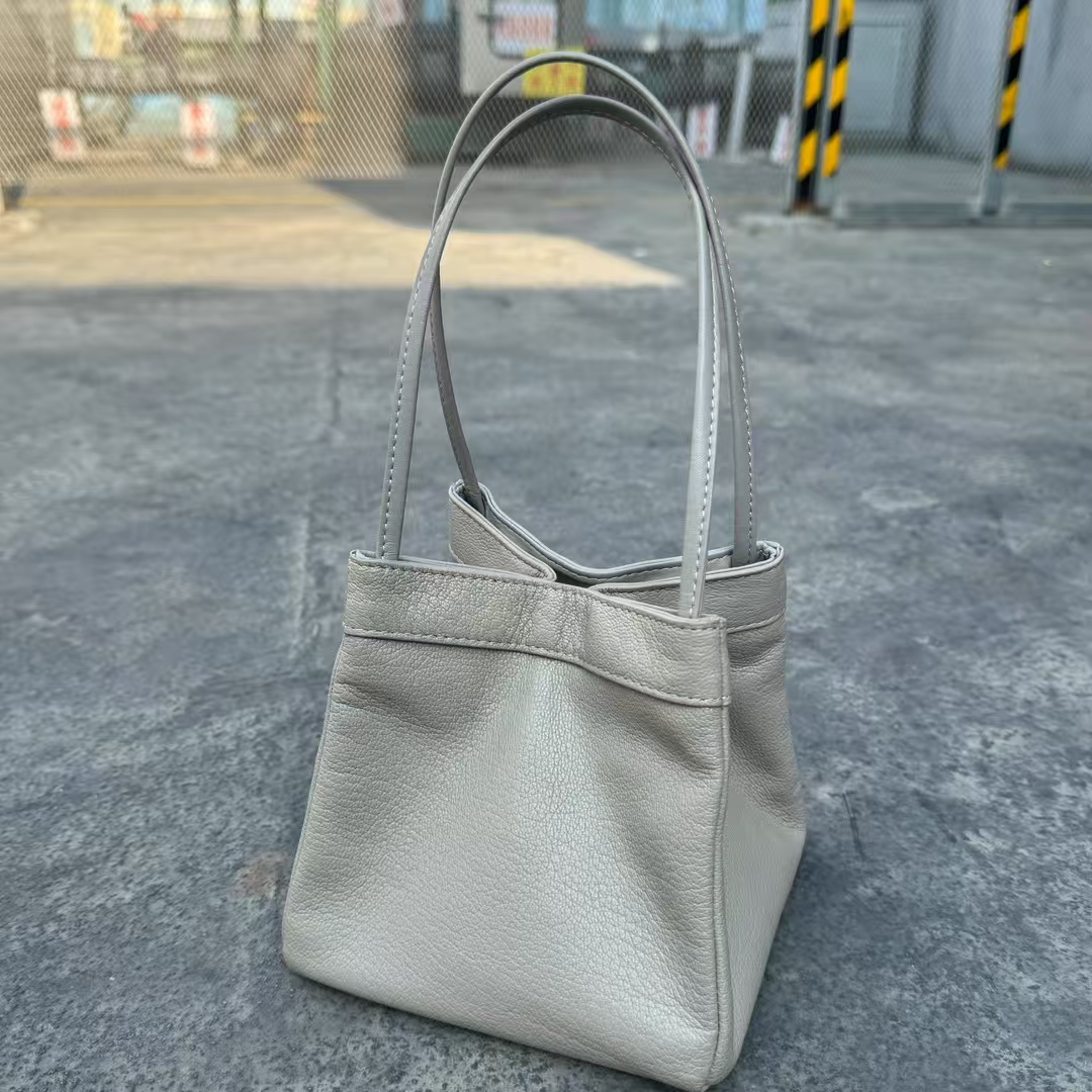 Sheepskin Small Square Bag genuine leather vegetable basket handbag should cross body bag