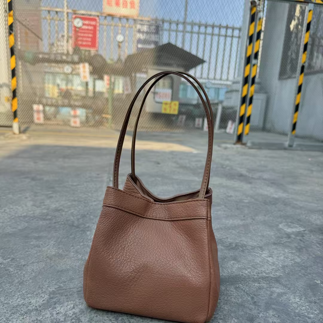 Sheepskin Small Square Bag genuine leather vegetable basket handbag should cross body bag