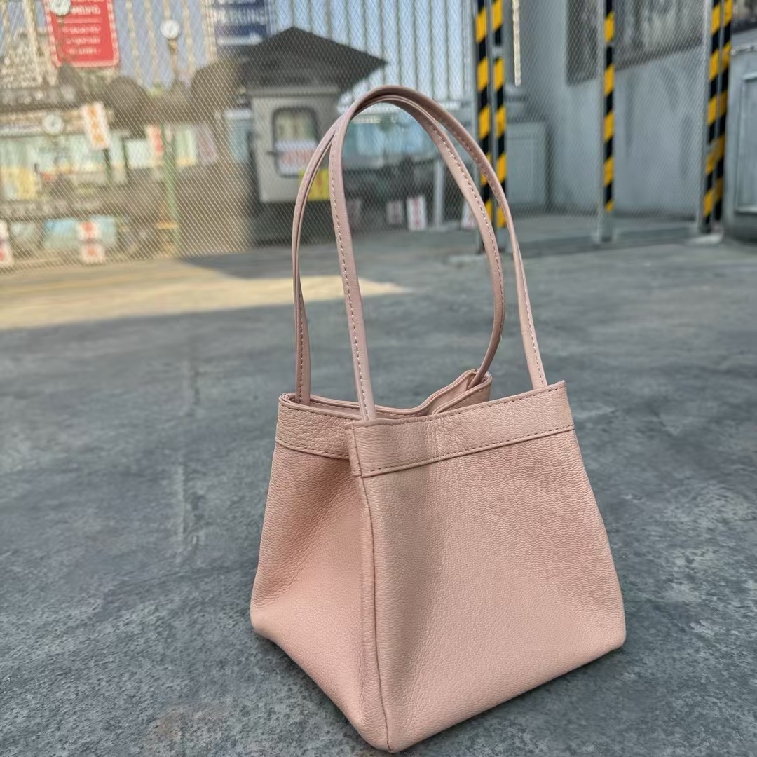 Sheepskin Small Square Bag genuine leather vegetable basket handbag should cross body bag