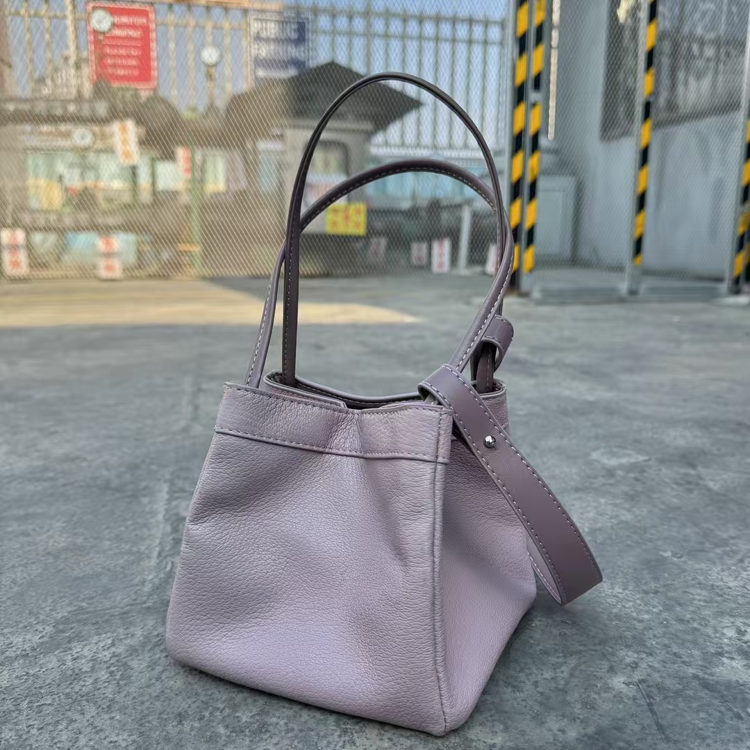 Sheepskin Small Square Bag genuine leather vegetable basket handbag should cross body bag