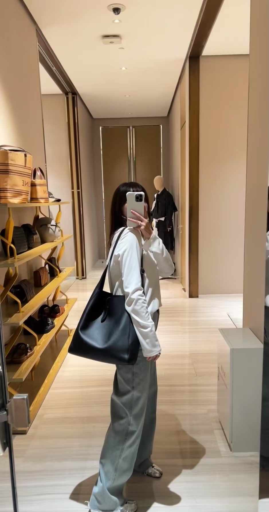 Top-Grain Full-Grain Cowhide Large Capacity Bucket Tote Shoulder Bag women's genuine leather bag