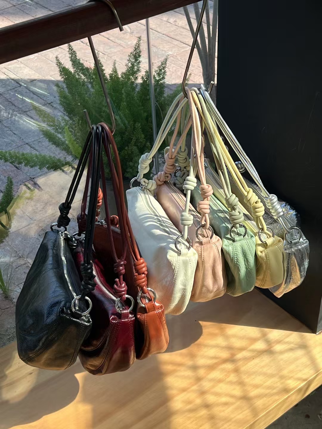 Top-Grain Oil-Waxed Cowhide Cloud-Shaped Dumpling Bag （big）genuine leather shoulder crossbody bag