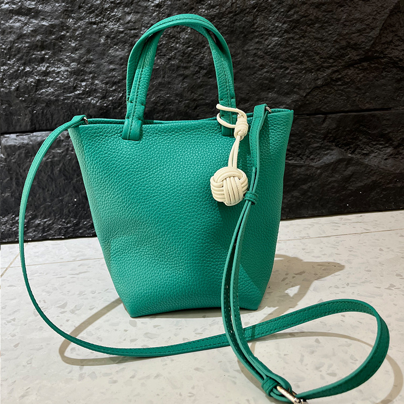 Top Grain Full-Grain Cowhide Handheld Crossbody Bag genuine leather shoulder bag handbag