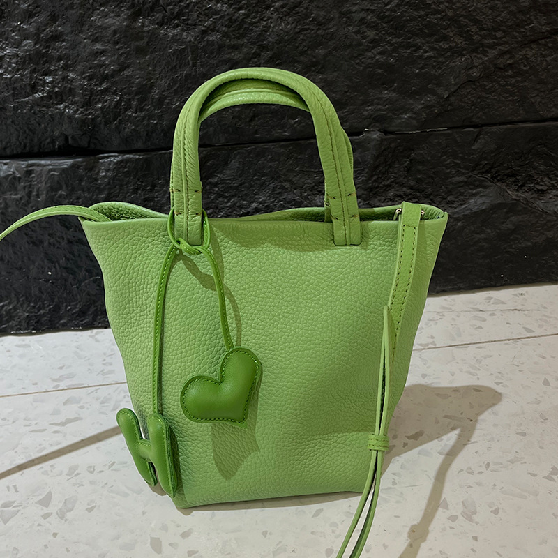Top Grain Full-Grain Cowhide Handheld Crossbody Bag genuine leather shoulder bag handbag