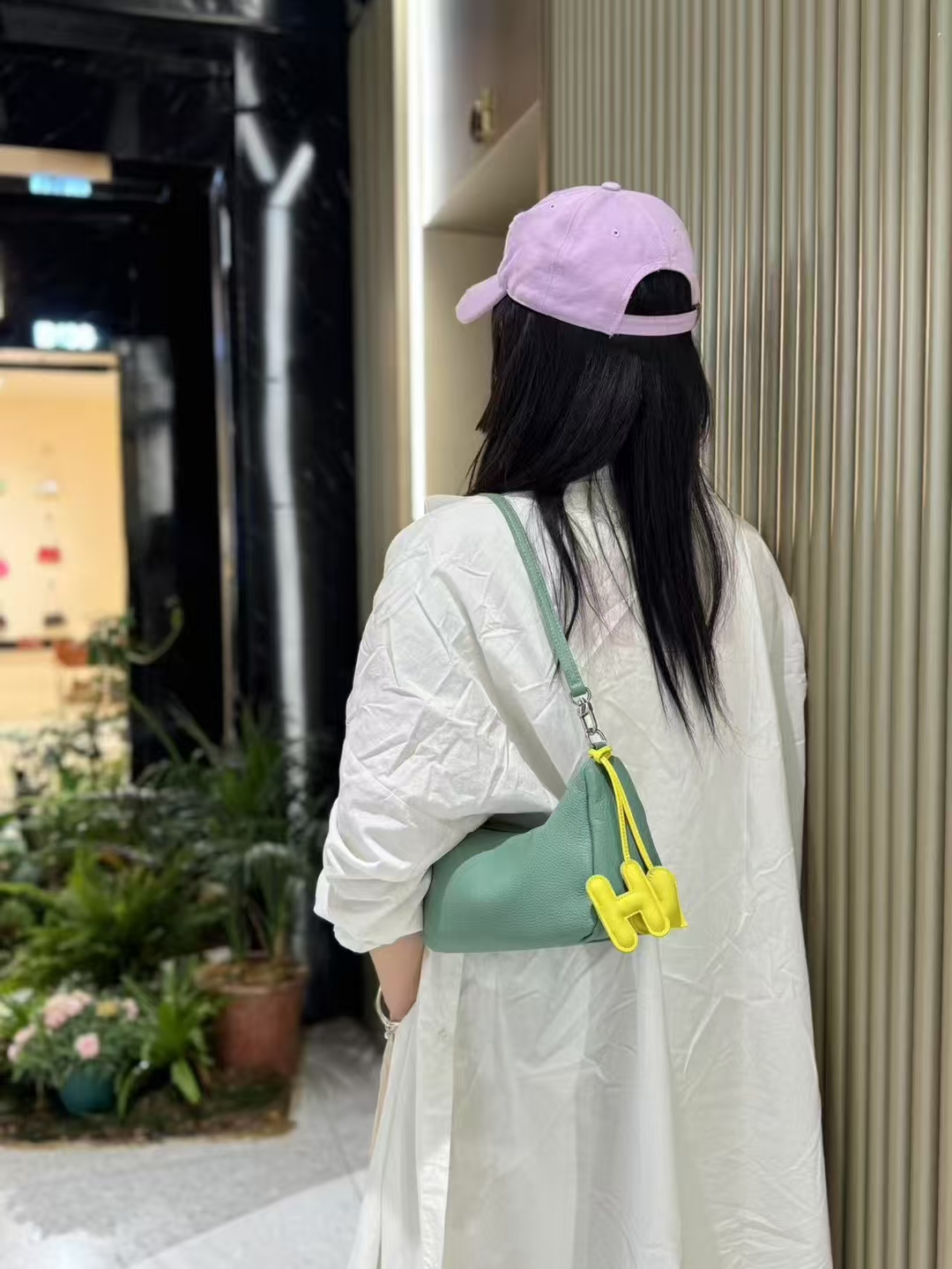 Top-Grain Cowhide Naturally Tumbled Single Shoulder Crossbody Bag genuine leather shoulder bag