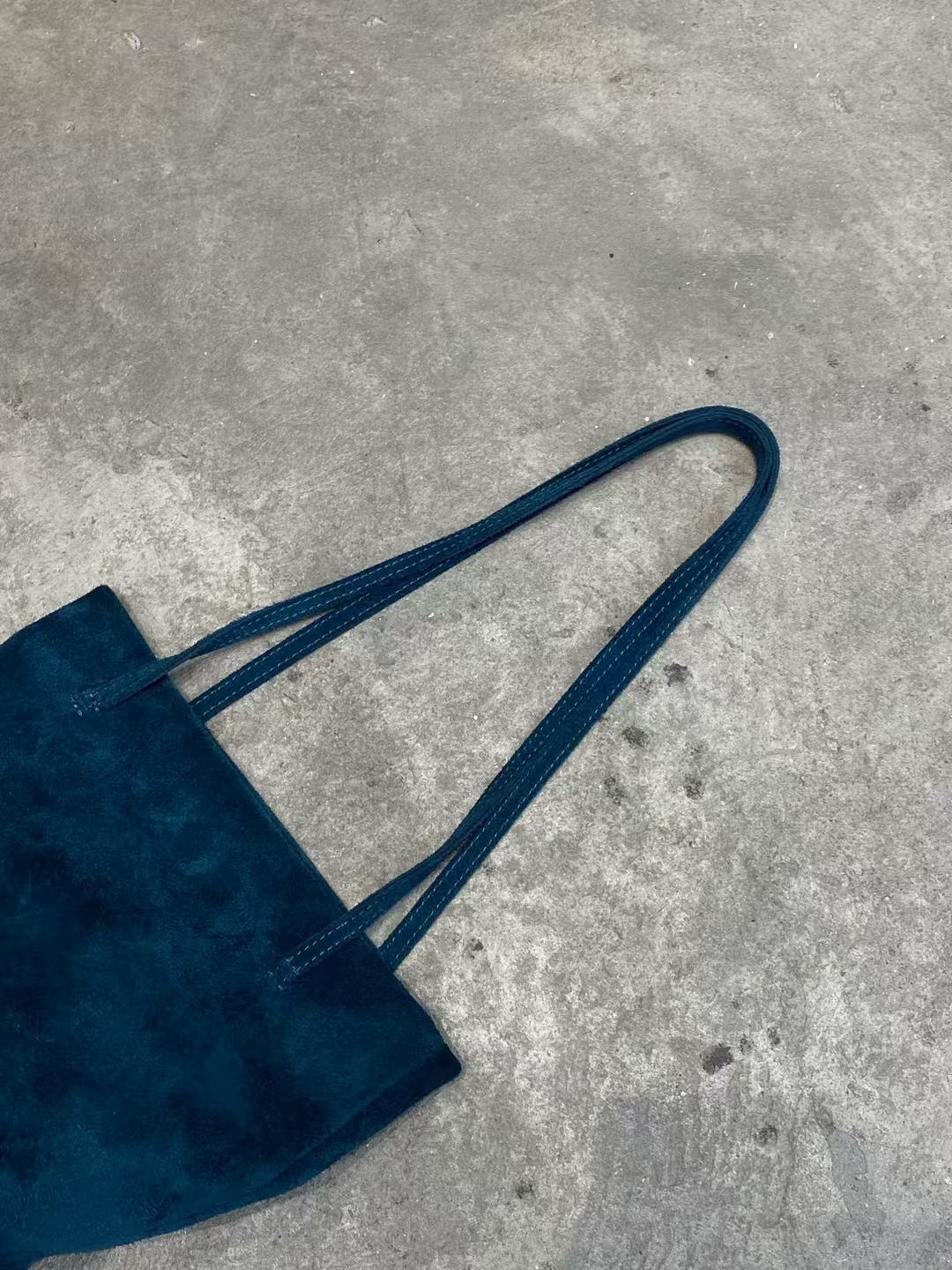Top-Grain High-Gloss Suede Cowhide Bucket Bag fashion bags for women shoulder bag