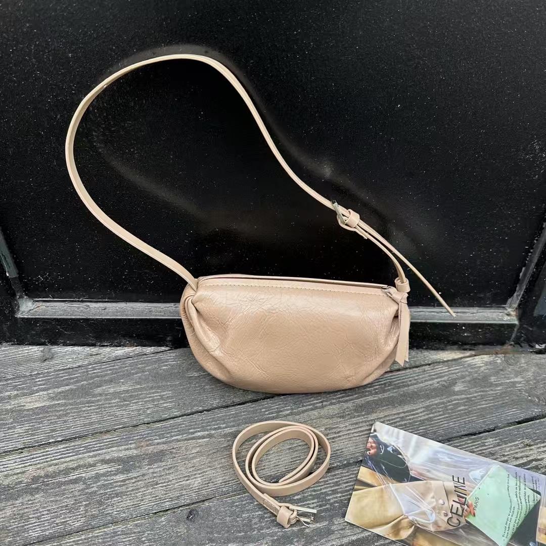 Top-Grain Oil-Waxed Cowhide Candy Bag genuine leather Mini Shoulder Bag for Women crossbody bag