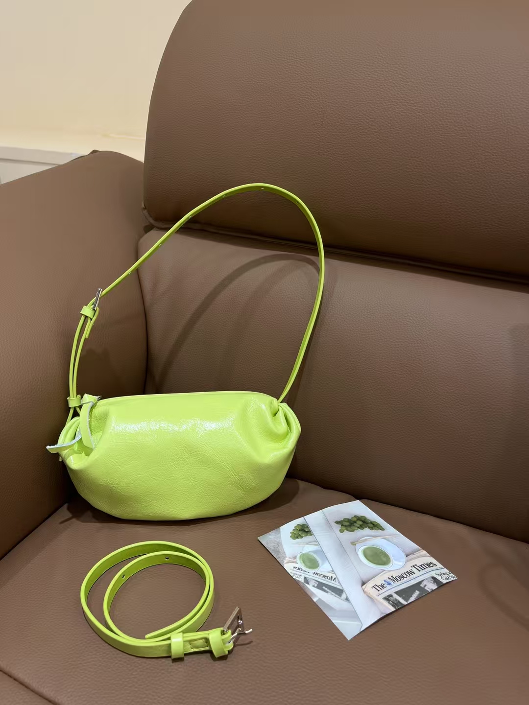 Top-Grain Oil-Waxed Cowhide Candy Bag genuine leather Mini Shoulder Bag for Women crossbody bag