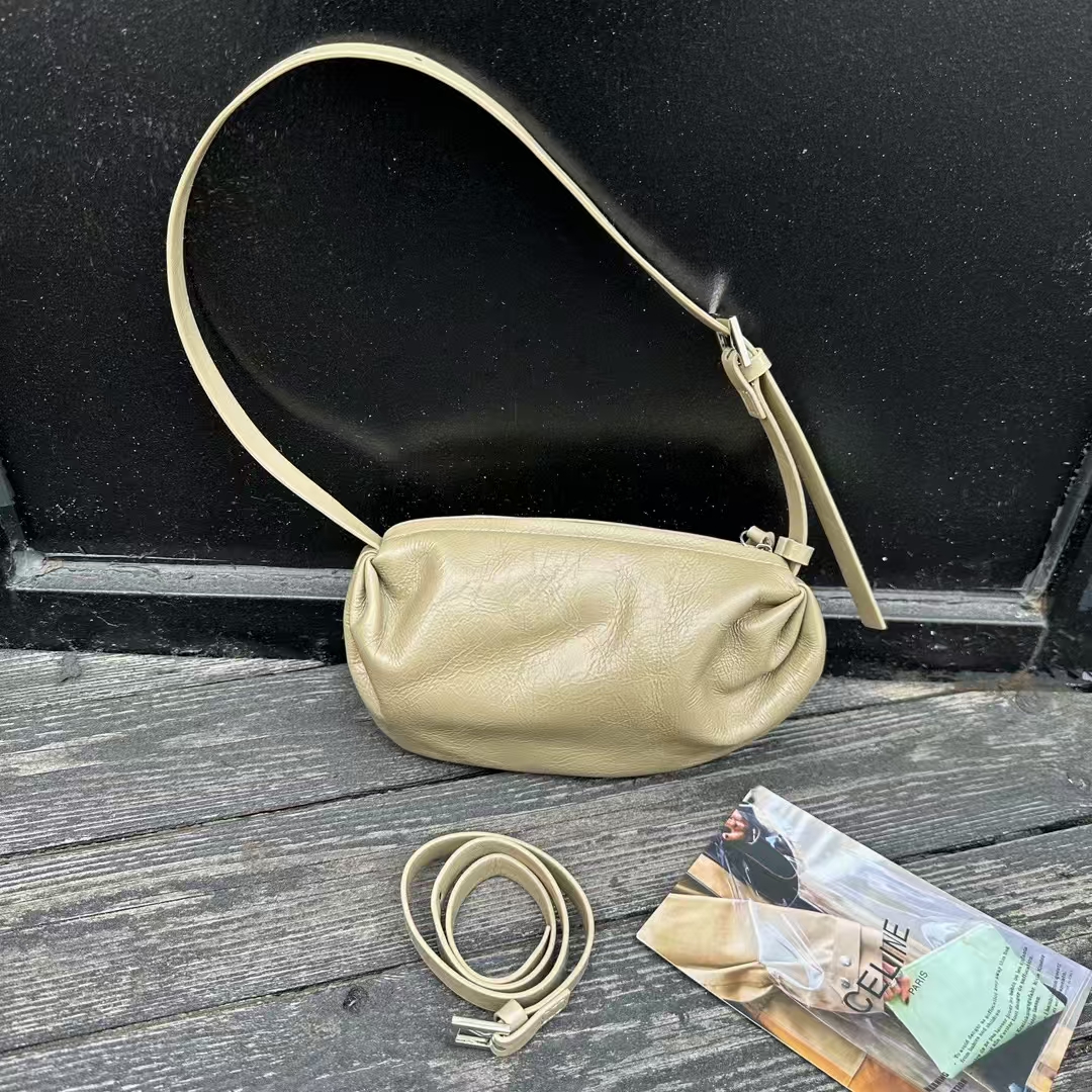 Top-Grain Oil-Waxed Cowhide Candy Bag genuine leather Mini Shoulder Bag for Women crossbody bag