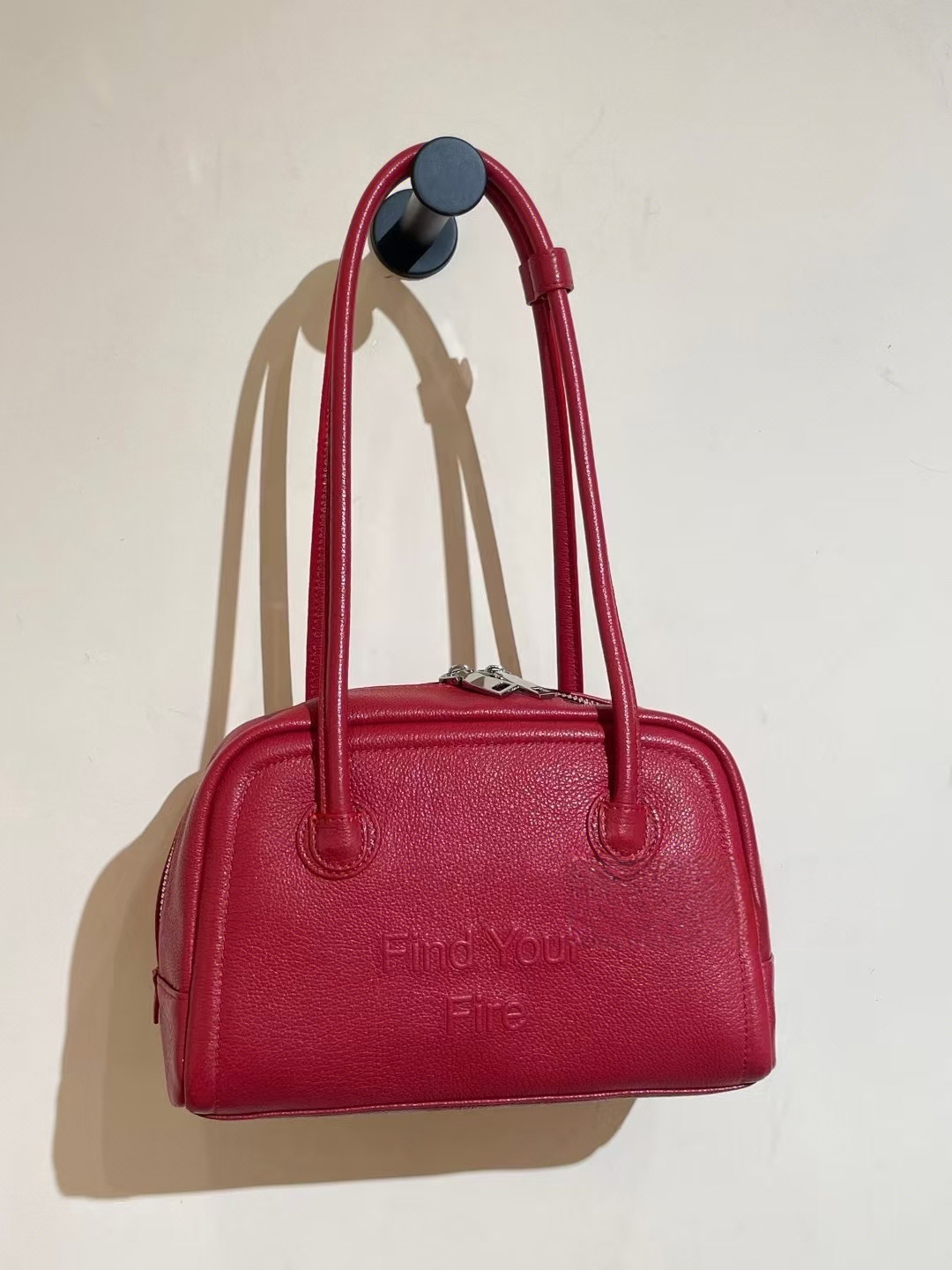 A-Grade Goatskin genuine leather Underarm Handheld handbag Shoulder Bag