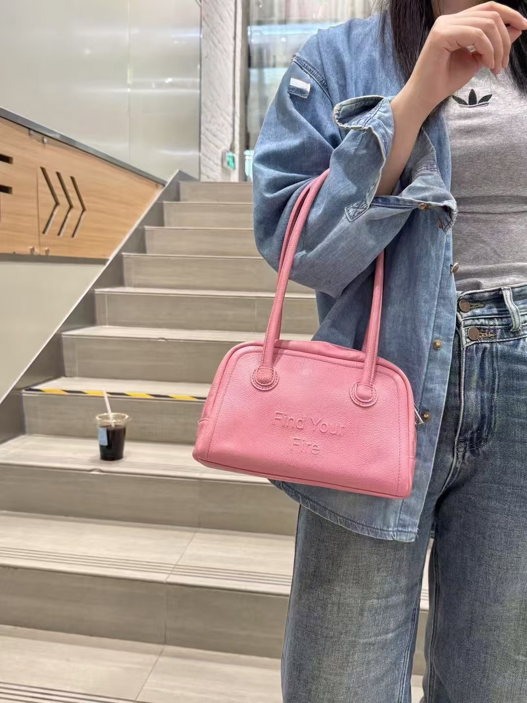 A-Grade Goatskin genuine leather Underarm Handheld handbag Shoulder Bag