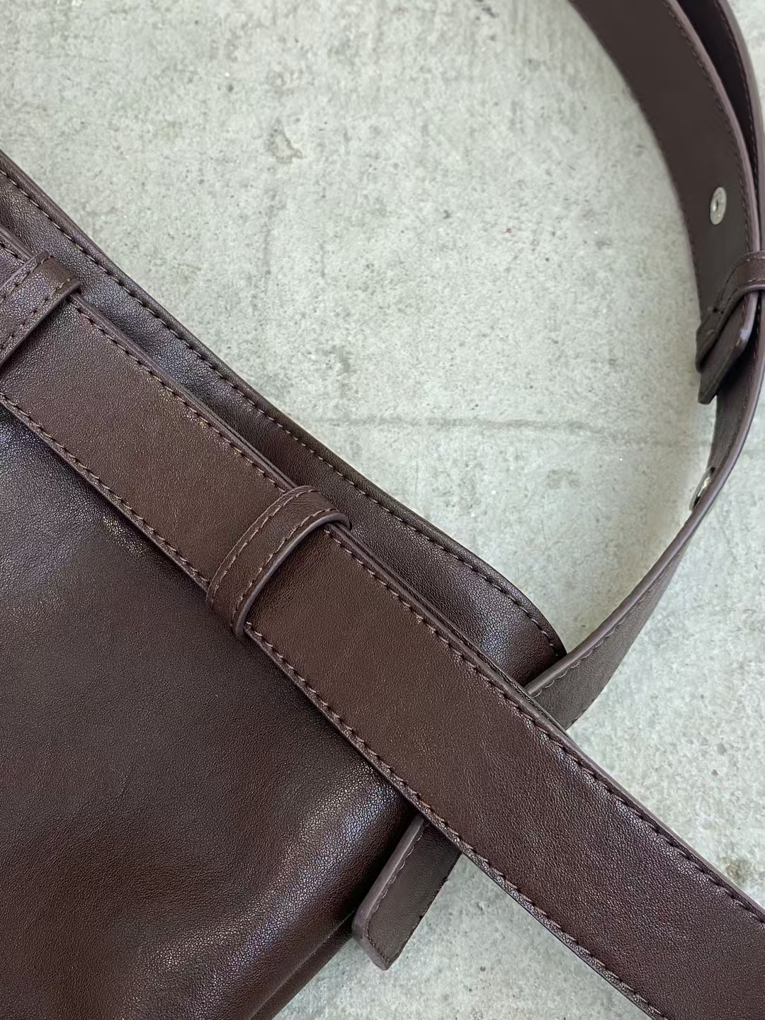 Top-Grain Oil-Waxed Cowhide  Belt Genuine Leather Bags Tote Bag shoulder bag