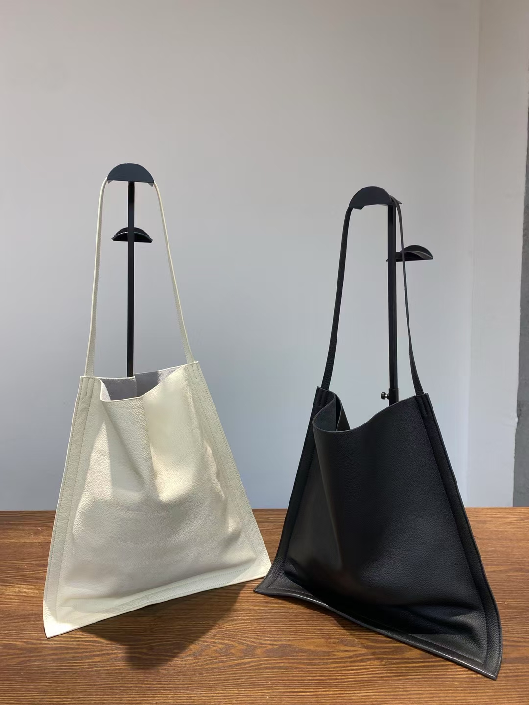 Top Grain Cowhide Natural Crash Casual  genuine leather Tote Bag Large Capacity Shoulder Bag