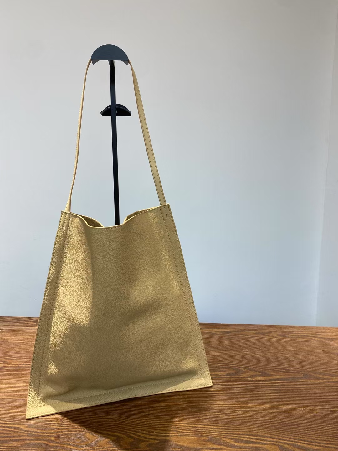 Top Grain Cowhide Natural Crash Casual  genuine leather Tote Bag Large Capacity Shoulder Bag