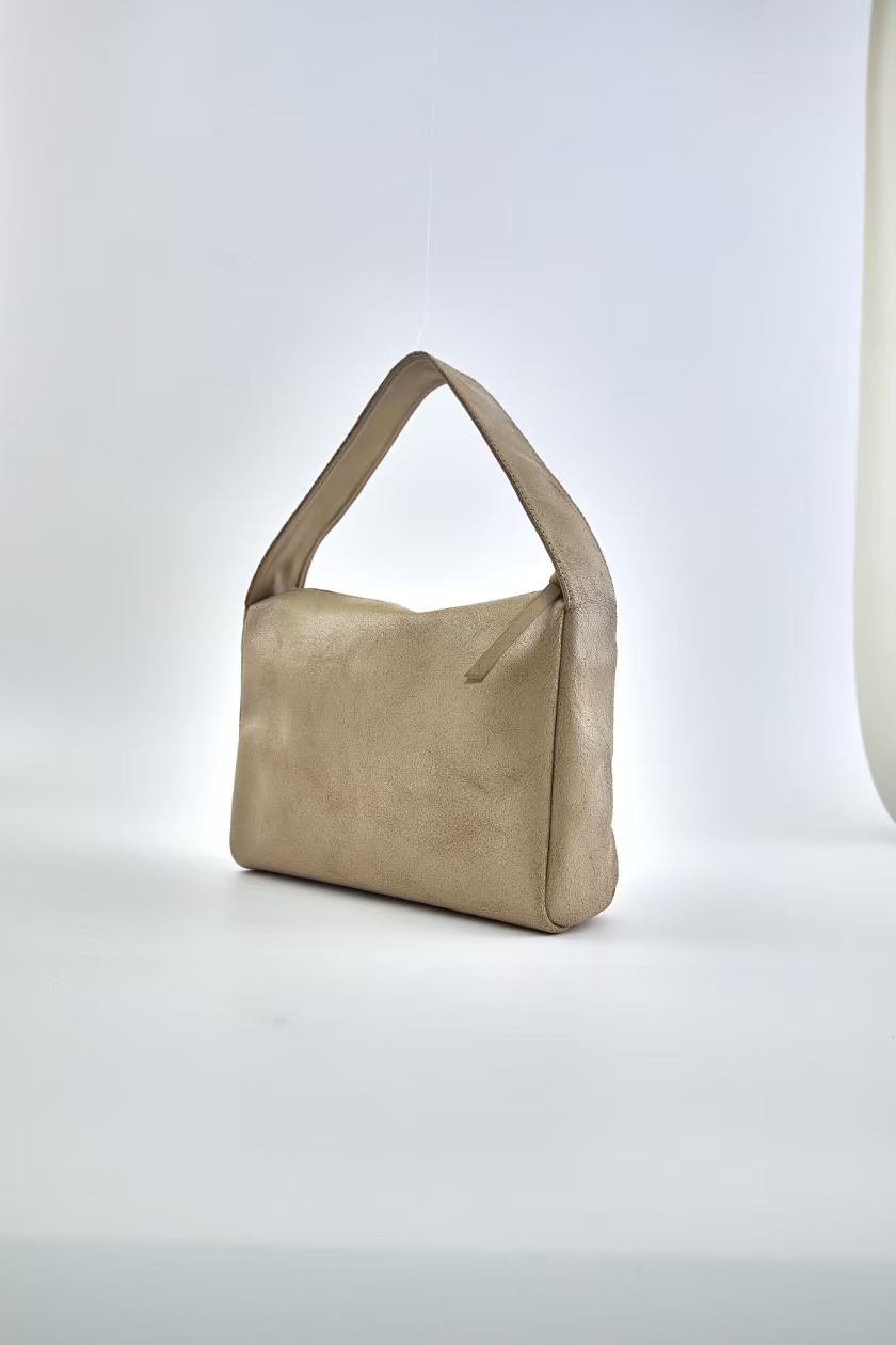 Top-Grain Cracked Cowhide genuine leather women's Vintage Bag Shoulder Bag