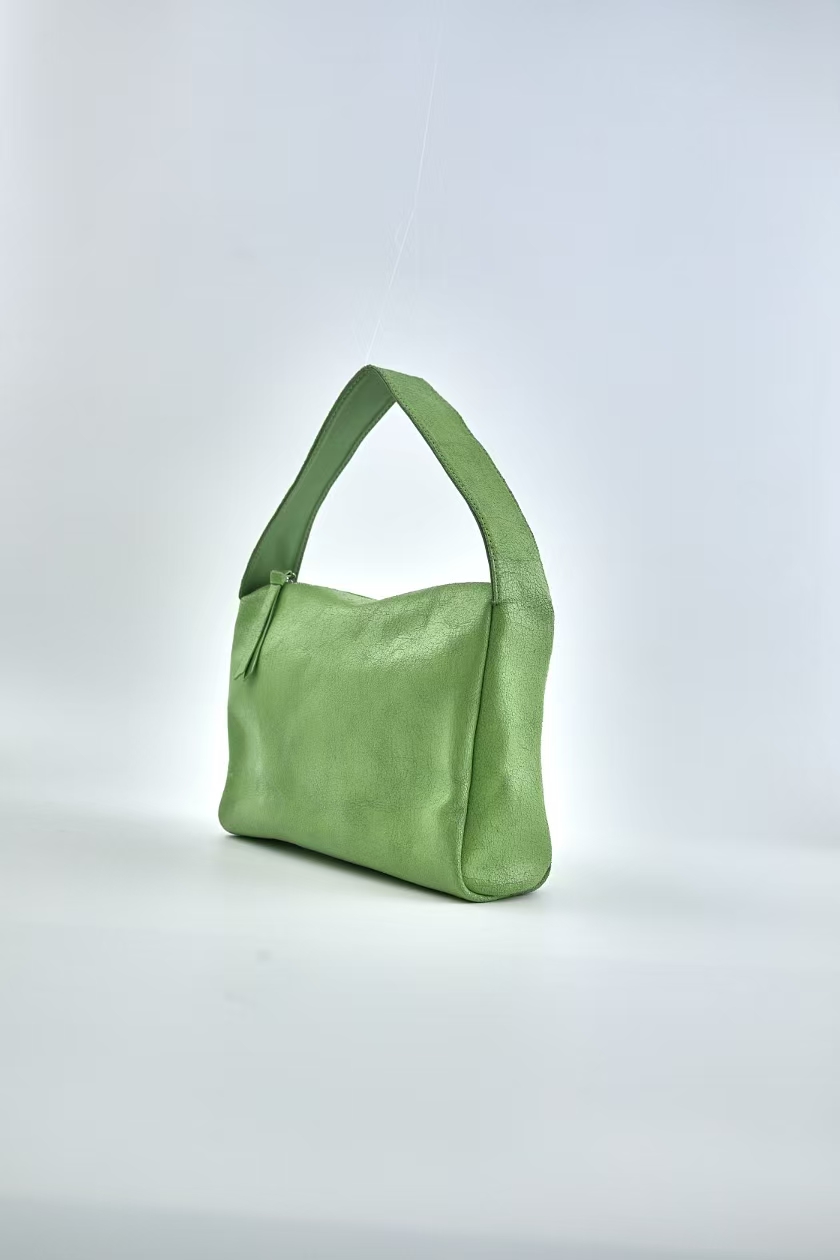 Top-Grain Cracked Cowhide genuine leather women's Vintage Bag Shoulder Bag