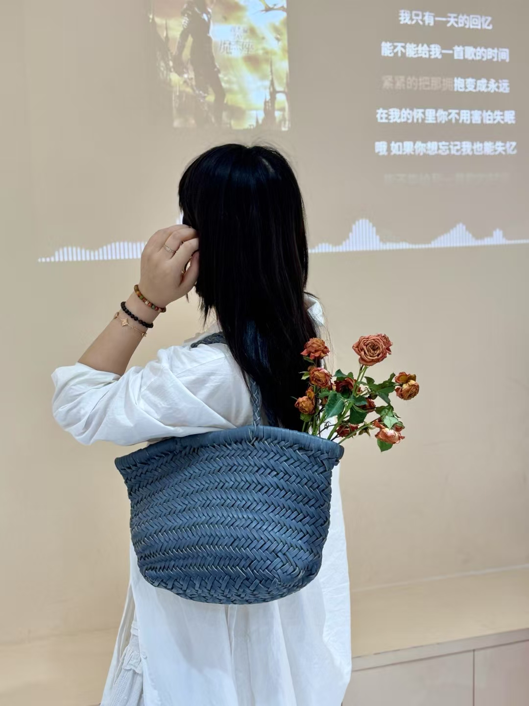 Top-Grain Cowhide Fully Handwoven Basket Tote Bag large capacity genuine leather handbag shoulder bag