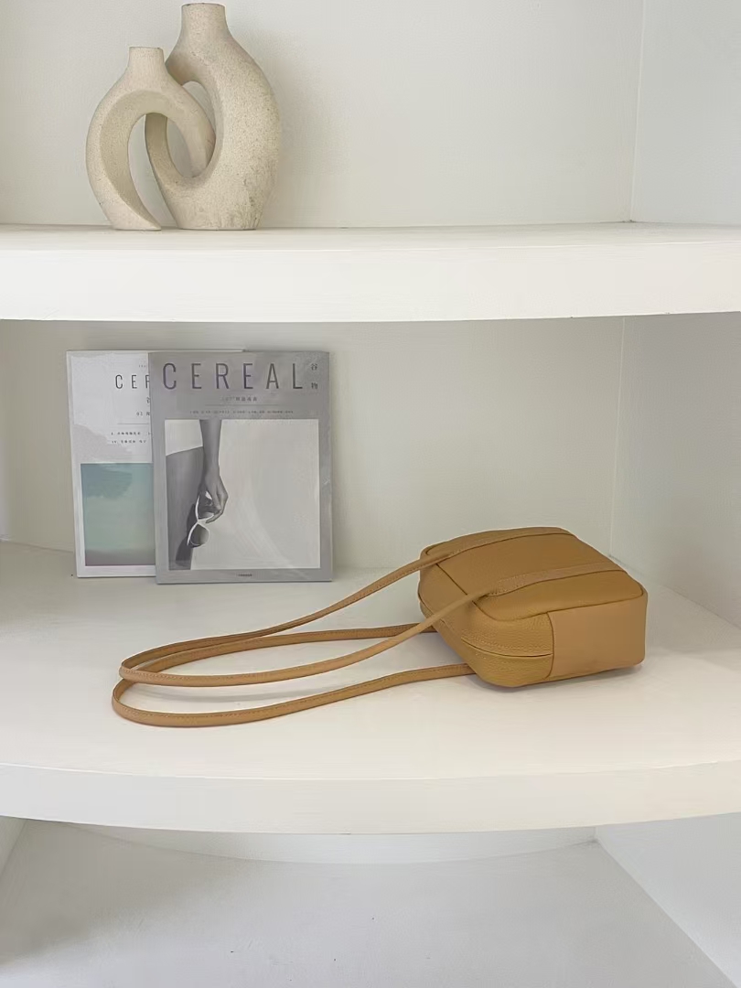 Top Grain Full Grain Cowhide Single-shoulder Square Bag genuine leather mini shoulder crossbody bag for women