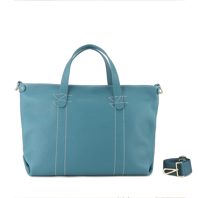 Top-Grain Full-Grain Cowhide Large-Capacity Handheld genuine leather Tote Bag handbag shoulder bag