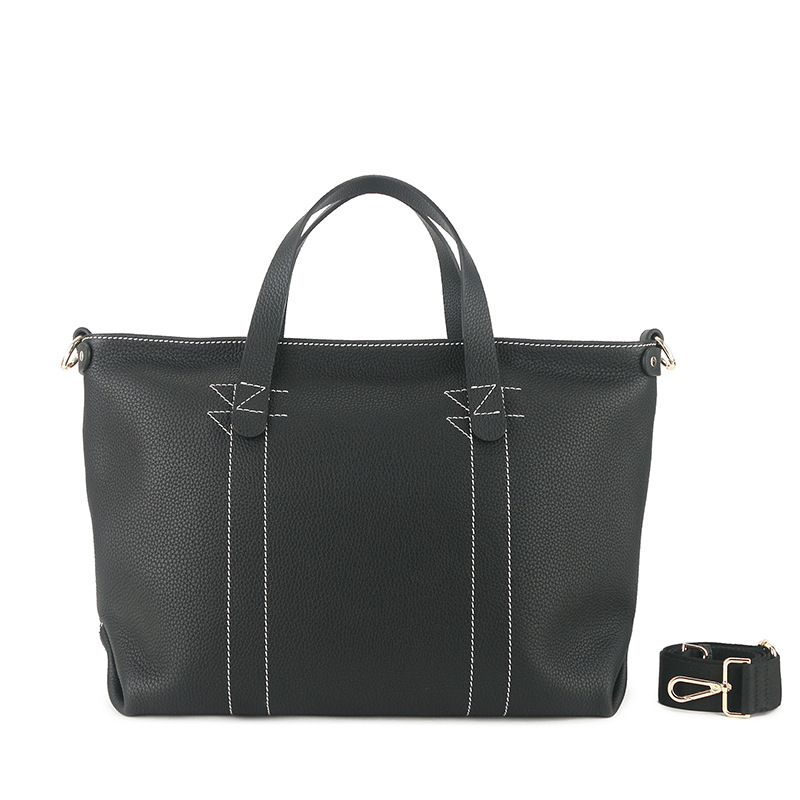 Top-Grain Full-Grain Cowhide Large-Capacity Handheld genuine leather Tote Bag handbag shoulder bag