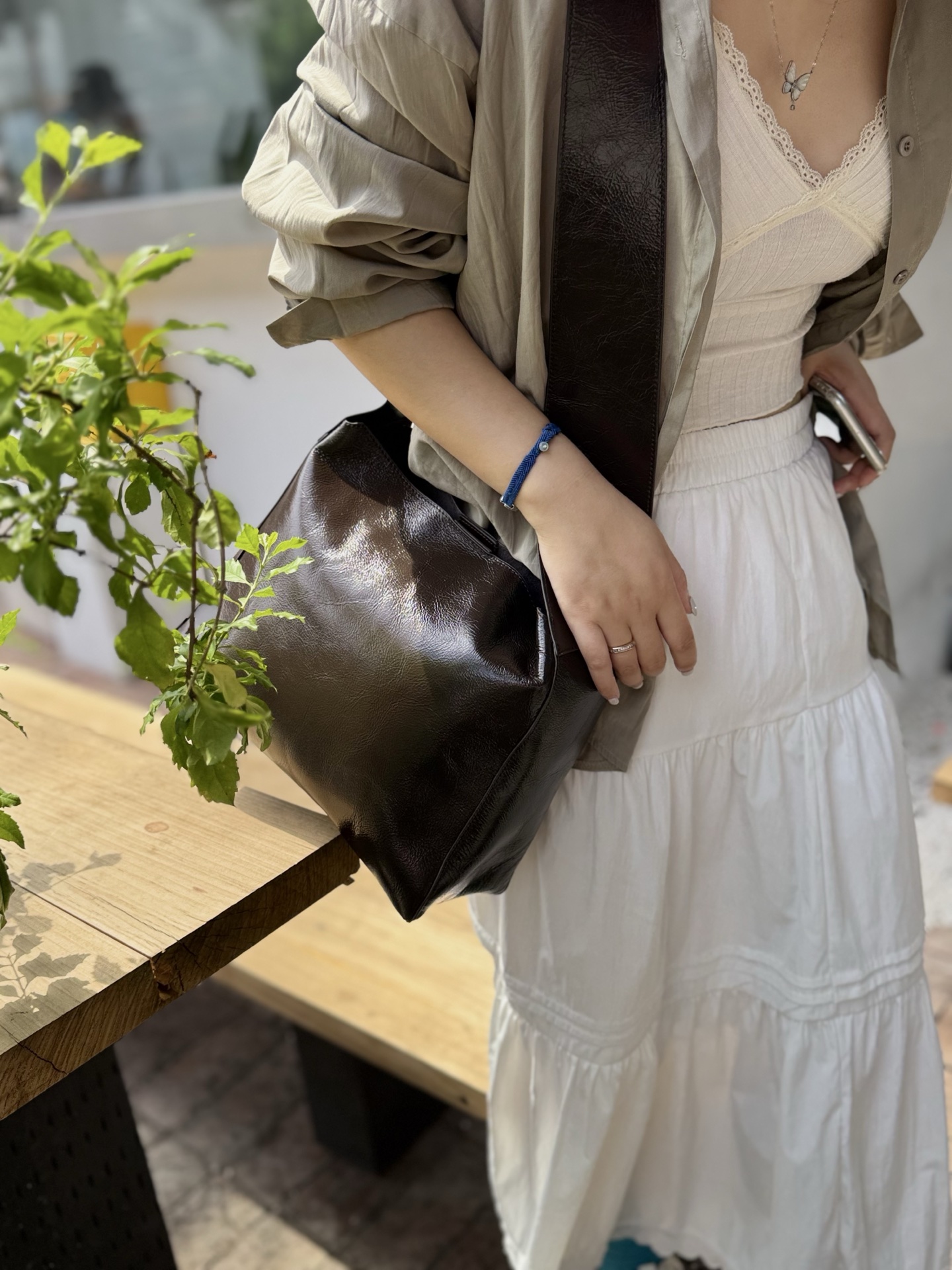 Top-Grain Oil-Waxed Cowhide Large-Capacity genuine leather Crossbody Bag shoulder bag Tote bag