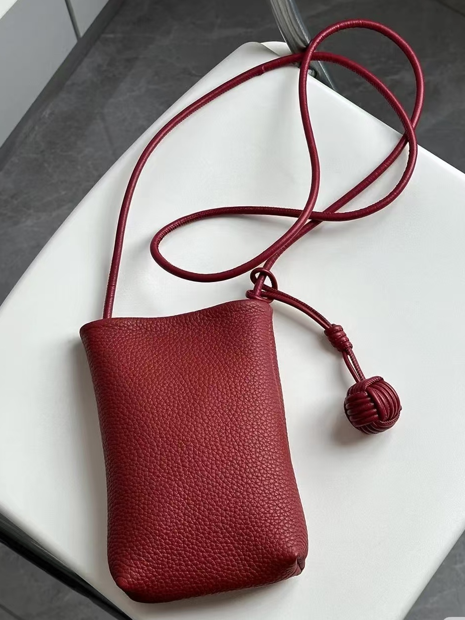 Top-Grain Full-Grain Cowhide genuine leather Phone Bag mini shoulder bag crossbody bag
