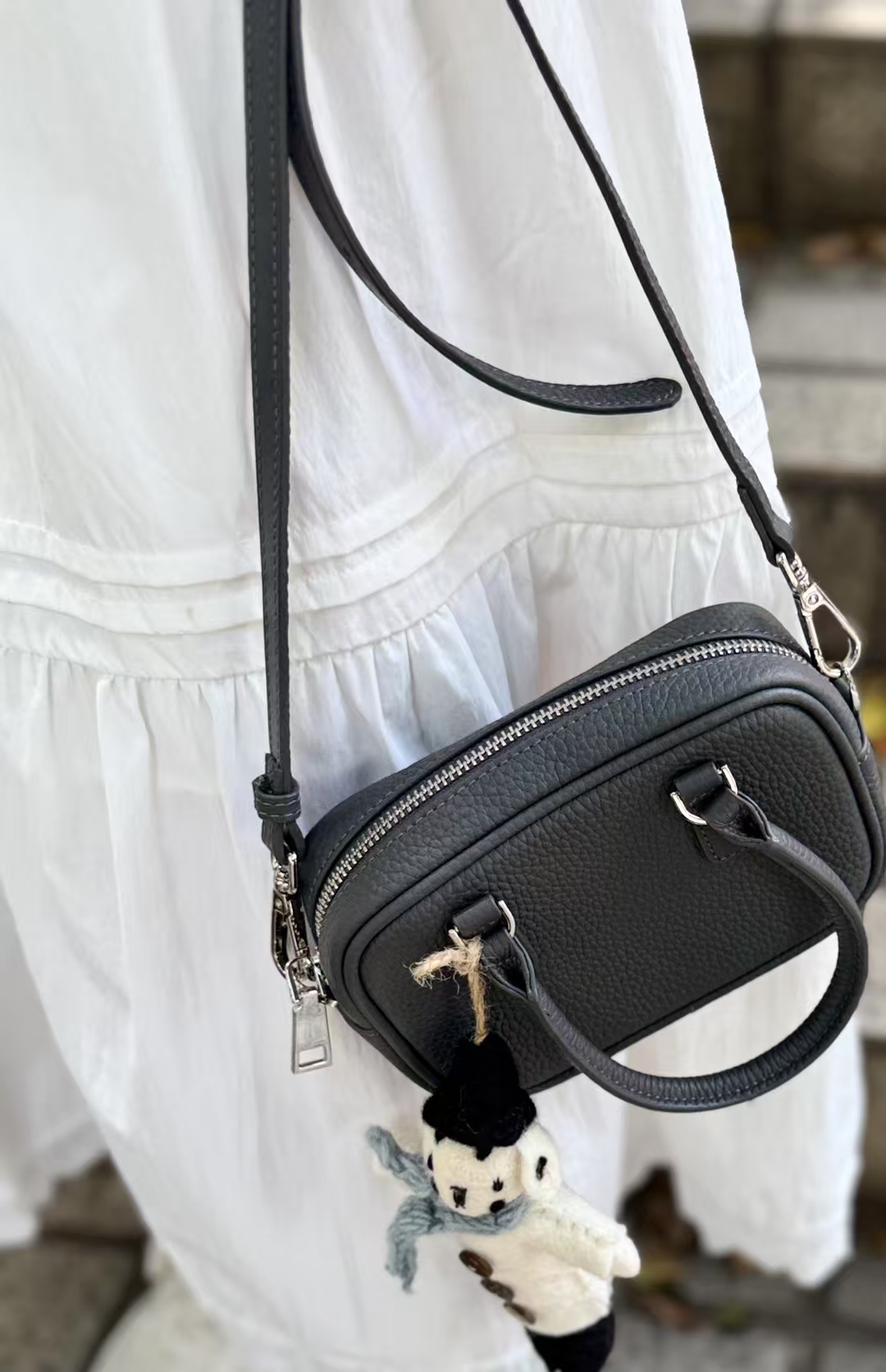 Top Grain Full Grain genuine leather Phone Bag mini shoulder bag crossbody bag