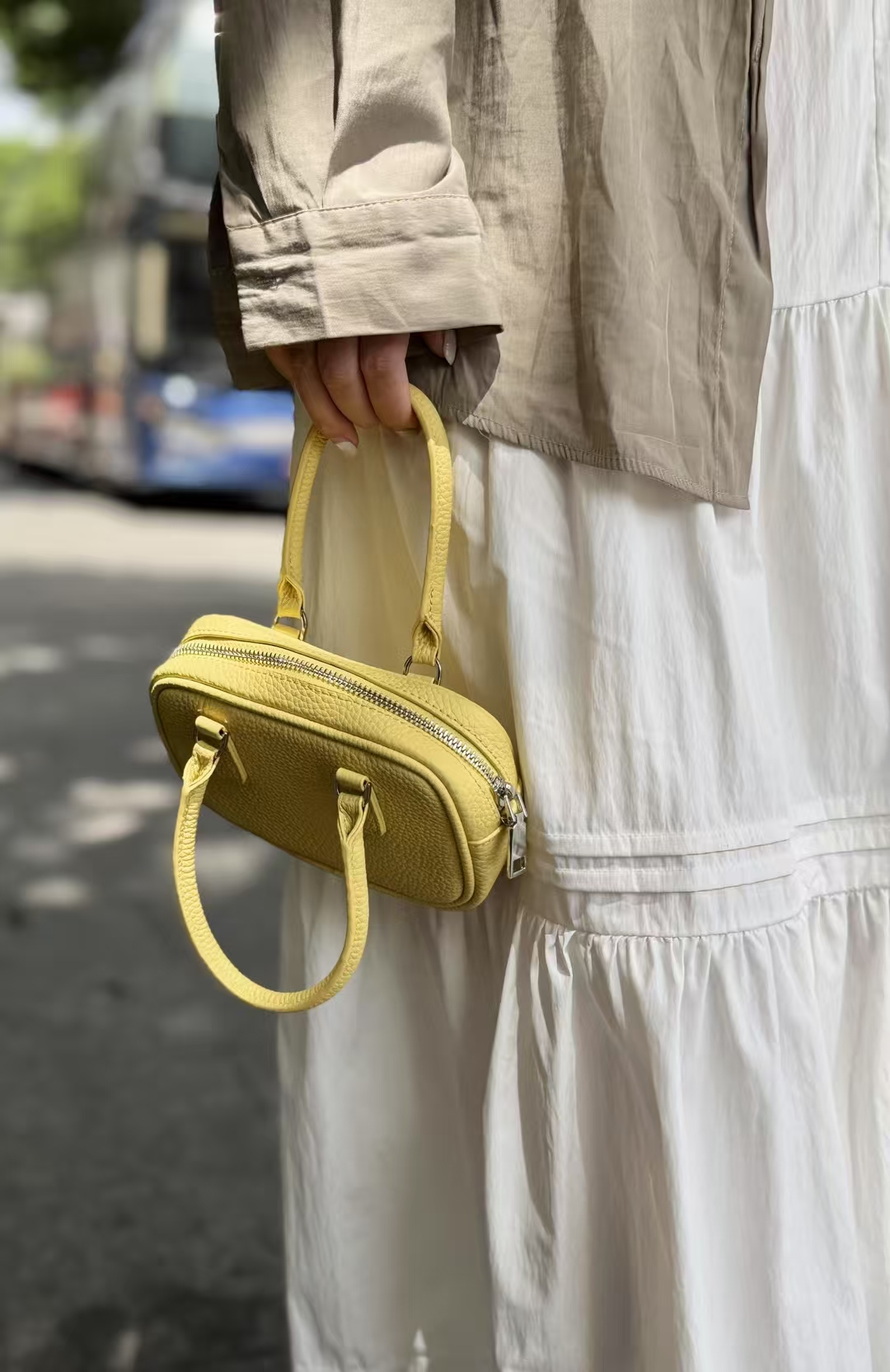 Top Grain Full Grain genuine leather Phone Bag mini shoulder bag crossbody bag