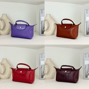 Top-Grain Oil-Waxed Cowhide Small Dumpling Bag genuine leather handbag shoulder bag