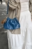 Small Gold Ball Top-Grain Cowhide Chain Single-Shoulder Crossbody Bag Shoulder leather Bag