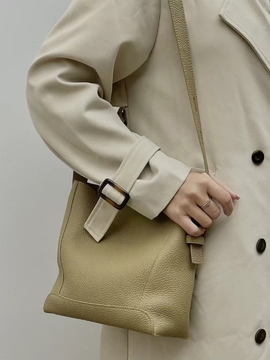 First-layer full-grain cowhide crossbody bag Women's  genuine leather should bag