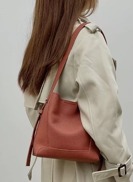 First-layer full-grain cowhide crossbody bag Women's  genuine leather should bag