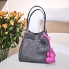 Velvet and Satin Cowhide Small Square Bag genuine women's fashion Handbag crossbody bag