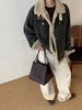 Top-Grain Cowhide Large Square Tote Basket Handbag genuine leather shoulder bag crossbody bag Top-Grain Cowhide Large Square Tote Basket Handbag genuine leather shoulder bag crossbody bag