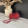 Velvet-Satin Cowhide Small Gold Ball Shoulder & Crossbody Bag Mini Shoulder Bag for Women Velvet-Satin Cowhide Small Gold Ball Shoulder & Crossbody Bag Mini Shoulder Bag for Women