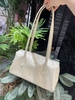 Top-Grain Oil-Waxed Cowhide Large Capacity Tote Shoulder Bag genuine leather handbag