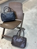Top-Grain Oil-Waxed Cowhide Handheld genuine leather Tote Bag work bag handbag