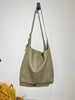Top-Grain Full-Grain Cowhide Large Capacity Bucket Tote Shoulder Bag women's genuine leather bag