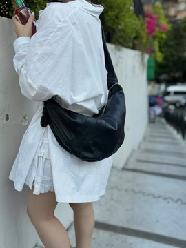 A-Grade Sheepskin Large Capacity Croissant Dumpling Bag genuine leather shoulder bag cross body bag