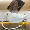 Top-Grain Oil-Waxed Cowhide Cloud-Shaped Dumpling Bag （big）genuine leather shoulder crossbody bag