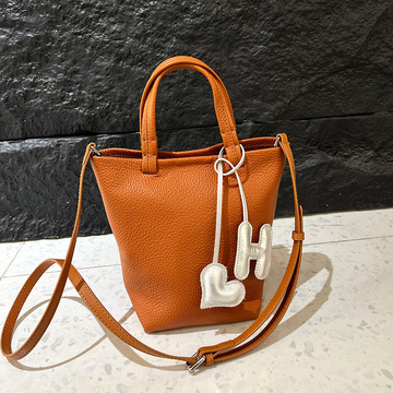 Top Grain Full-Grain Cowhide Handheld Crossbody Bag genuine leather shoulder bag handbag