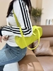 Top-Grain Cowhide Natural Crease Shoulder Bag genuine leather crossbody bag