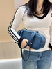 Top-Grain Cowhide Natural Crease Shoulder Bag genuine leather crossbody bag