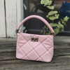 Top-Grain Oil-Waxed Cowhide Diamond-Quilted Handbag Shoulder Bag genuine leather evening handbagbag