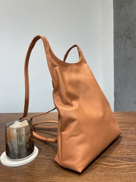Vegetable-Tanned Cowhide genuine leather Shoulder bag& Backpack  Fashion Bags for Women