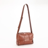 Top-Grain Oil-Waxed Cowhide Woven genuine leather Women's shoulder bag Crossbody Bag