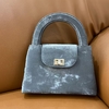 Chinese Style Velvet & Silk Cowhide Bead Bag women's fashion shoulder bag handbag crossbody bag