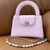 Chinese Style Velvet & Silk Cowhide Bead Bag women's fashion shoulder bag handbag crossbody bag