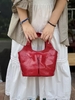 Top-Grain Oil-Waxed Cowhide Pocket genuine leather handbag Tote bag Crossbody Bag shoulder bag