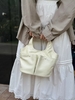 Top-Grain Oil-Waxed Cowhide Pocket genuine leather handbag Tote bag Crossbody Bag shoulder bag